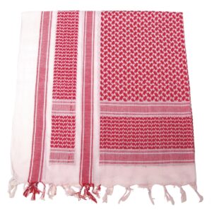 MFH PLO Tuch Shemag rot-weiß