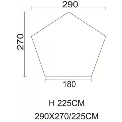 MFH Indianerzelt Tipi für 3 Personen
