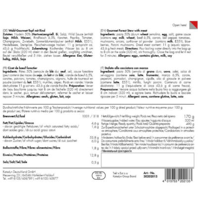 Trek`n Eat Wald-Gourmet-Topf mit Rind