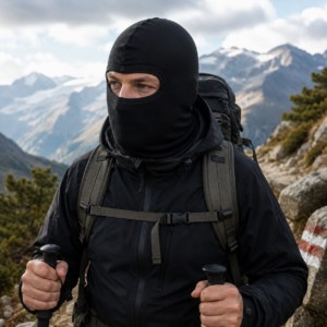 MFH Balaclava Sturmhaube schwarz KI generiert