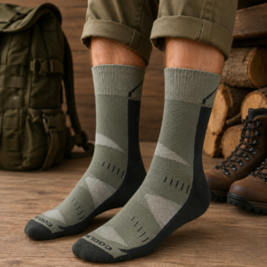 Fox Outdoor Trekking Socken Arber oliv