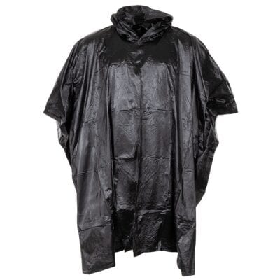 MFH Regenponcho Vinyl schwarz