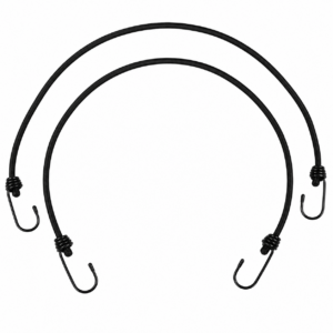 MFH 2er Pack Expander schwarz 6 mm Spanngummi