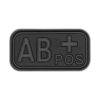 JTG Blutgruppen Rubber Patch AB POS blackops