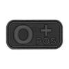 JTG Blutgruppen Rubber Patch 0 POS blackops