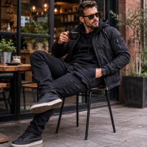 Brandit Adven Trousers Slim Fit schwarz