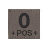 Clawgear Blutgruppen Patch 0 POS RAL7013