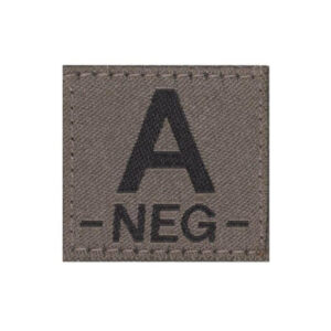 Clawgear Blutgruppen Patch A NEG RAL7013