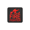 JTG Fire Fighter Rubber Patch Blackmedic