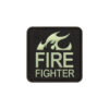 JTG Fire Fighter Rubber Patch Glow in the Dark