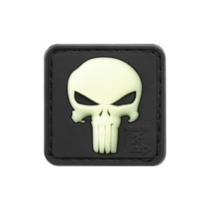 JTG Punisher Rubber Patch Glow in the Dark