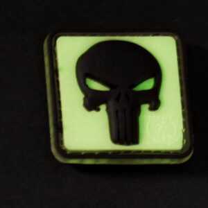 JTG Punisher Rubber Patch Glow back