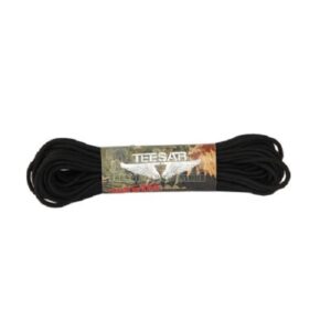 Teesar US Fallschirmleine 50ft. schwarz