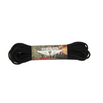 Teesar US Fallschirmleine 50ft. schwarz