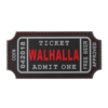 JTG Large Walhalla Ticket Rubber Patch