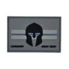 Lehmann Spartan Thin Blue Line Rubber Patch