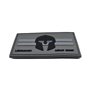 Lehmann Spartan Thin Blue Line Rubber Patch