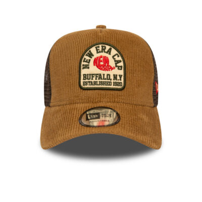NE Trucker Cap New Era Patch braun
