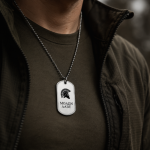 KHS Dog Tag Molon Labe