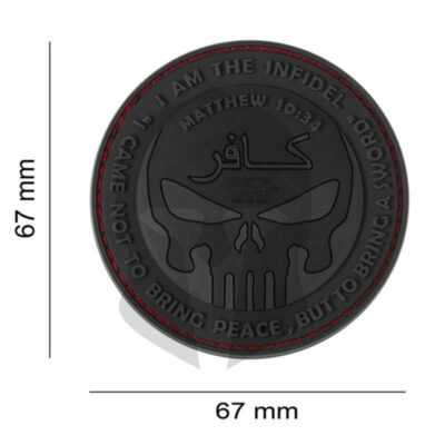 JTG Infidel Punisher Rubber Patch blackops