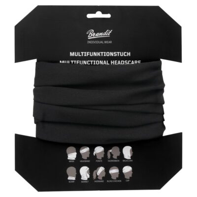 Brandit Multifunktionstuch schwarz