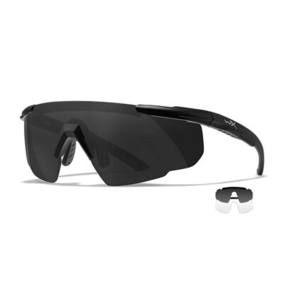 Wileyx Schutzbrille SABER Clear/Smoke Grey