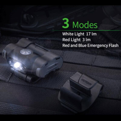 Nextorch UL12 Cliplampe mit Warnlichtfunktion 17 lm