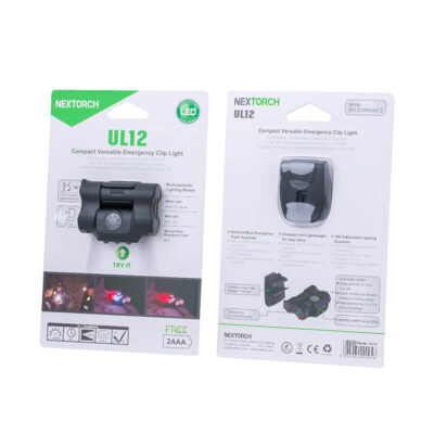 Nextorch UL12 Cliplampe mit Warnlichtfunktion 17 lm