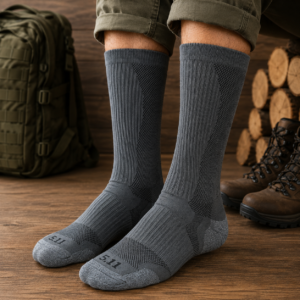 5.11 Tactical Slip Stream OTC Socken grau