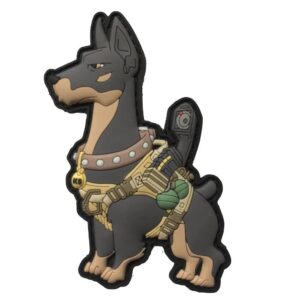 Patchlab K9 Military Service Dog Rubber Patch