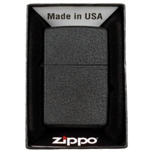 Zippo Feuerzeug Black Crackle