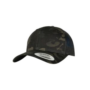 UC Camo Trucker Cap black multicam