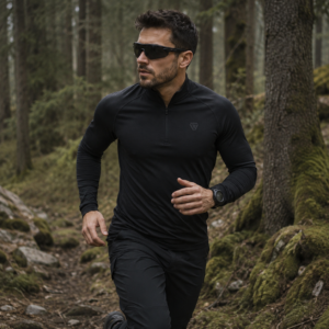Outrider T.O.R.D. Long Sleeve Zip Shirt schwarz KI generiert