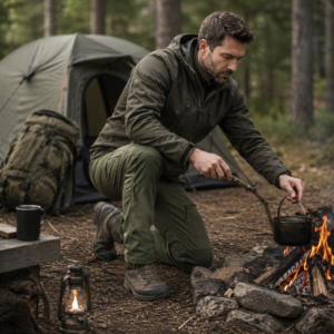 MFH Outdoor-Hose Expedition oliv KI generiert