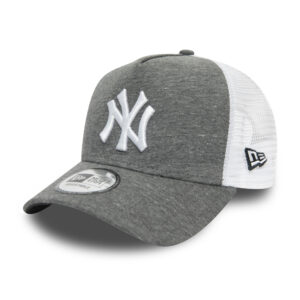 NE 9Forty NY Yankees Trucker Cap Jersey grau