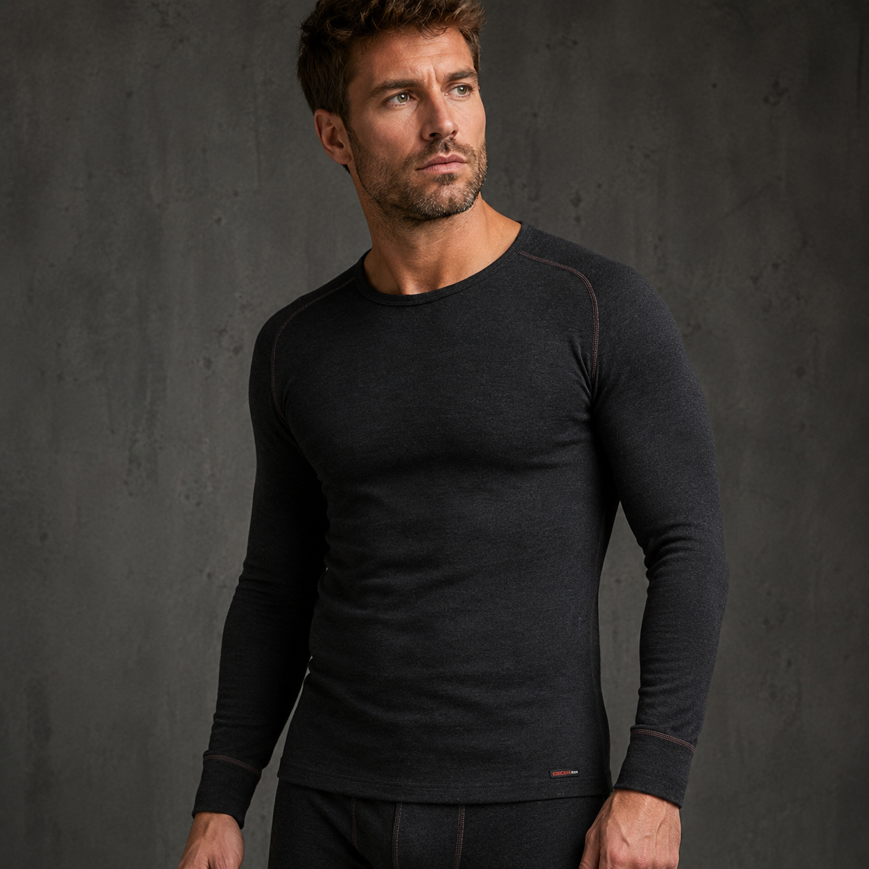 con-ta Thermo Unterhemd langarm schwarz KI generiert con-ta Thermo Unterhemd langarm schwarz KI generiert