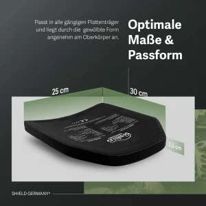 SHIELD Germany Stand Alone Platte NIJ Level IV SK4