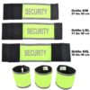COP Armbinde SECURITY neongelb
