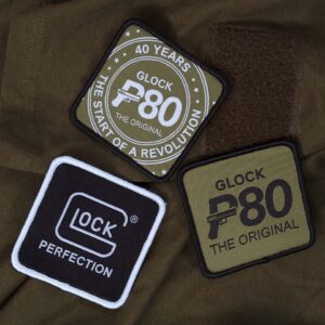 GLOCK P80 Patches 3er Set