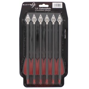 Buchner Carbonpfeile mit Jagdspitze 7,5" 6er Pack