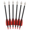 Buchner Carbonpfeile mit Jagdspitze 7,5" 6er Pack