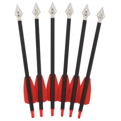 Buchner Carbonpfeile mit Jagdspitze 7,5" 6er Pack