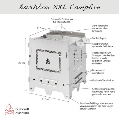 Bushcraft Essientials Bushbox XXL Campfire