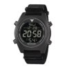KHS Uhr Inceptor Black Steel Digital Natoband schwarz