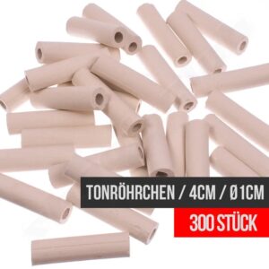 Tonröhrchen 300 Stück