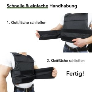 Shield Unterziehweste mit BSW-3 Weicheinlagen SK1