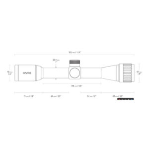 Hawke ZF Vantage 4x32 AO Mil-Dot Absehen