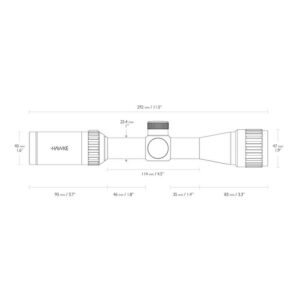 Hawke ZF Vantage 2-7x32 AO Mil-Dot Absehen