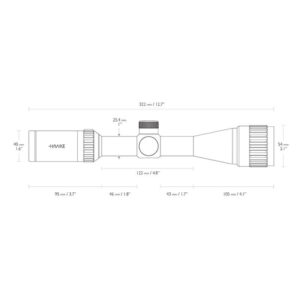 Hawke ZF Vantage 3-9x40 AO Mil-Dot Absehen