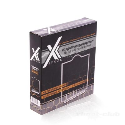 ShoXx Tonröhrchen-Adapter für Kugelfangkasten 14 x 14 cm